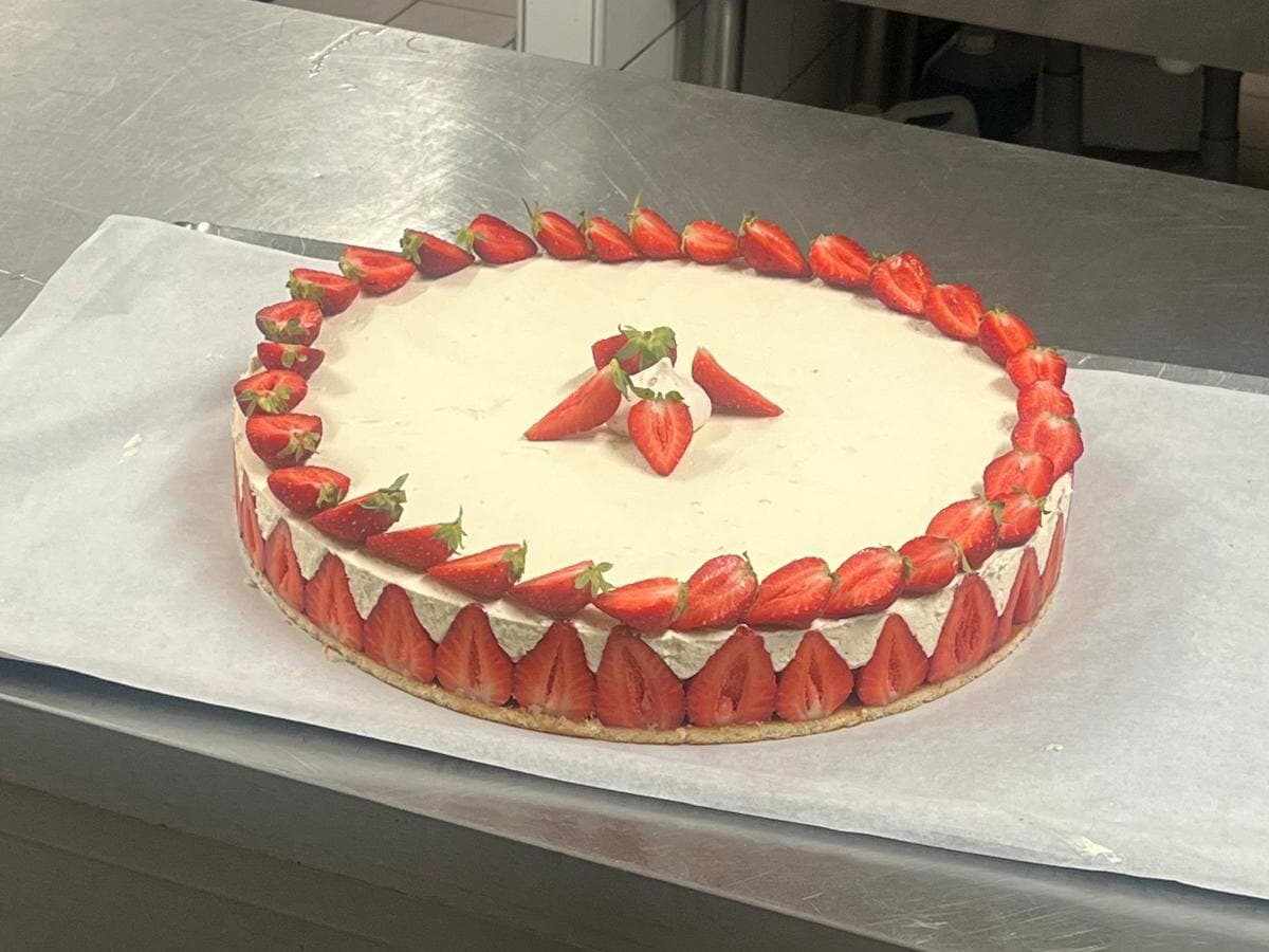 Tarte aux fraises maison